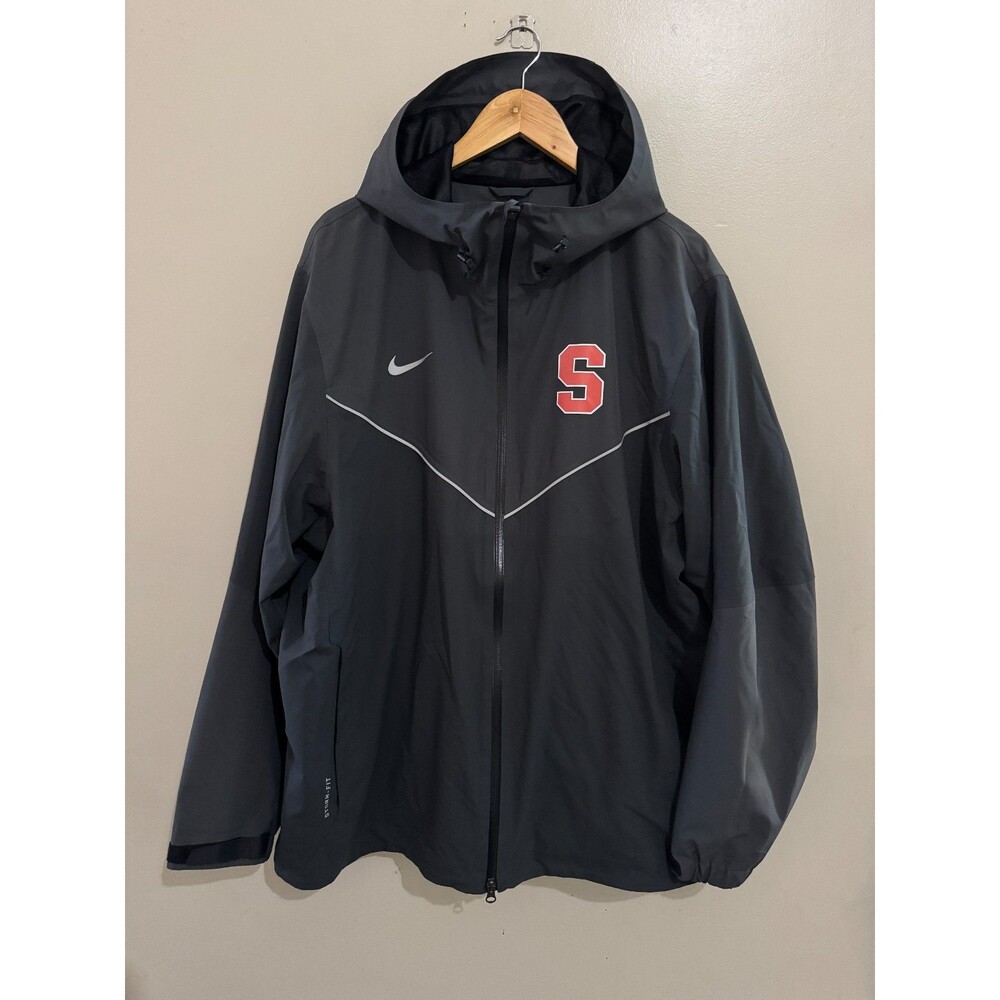 Nike Syracuse Orange Football Team Issue On-Field Storm-FIT Rain Jacket Mens 2XL